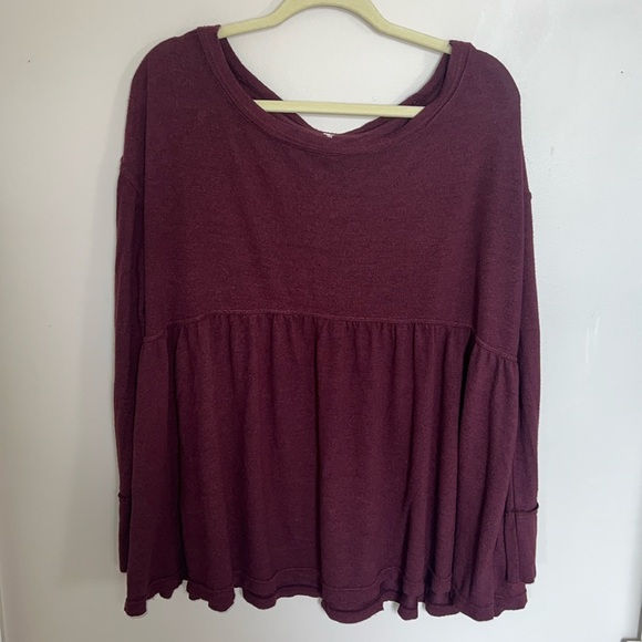 Free People Forever Your Girl Babydoll Tee - Picture 2 of 3